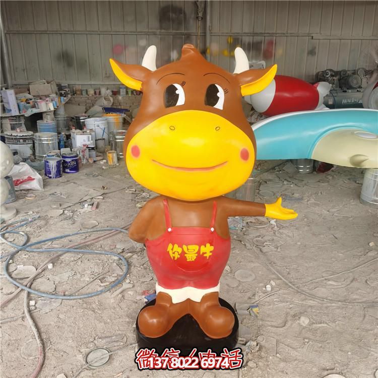 多彩玻璃鋼雕塑，精美卡通公仔，裝點你的店鋪