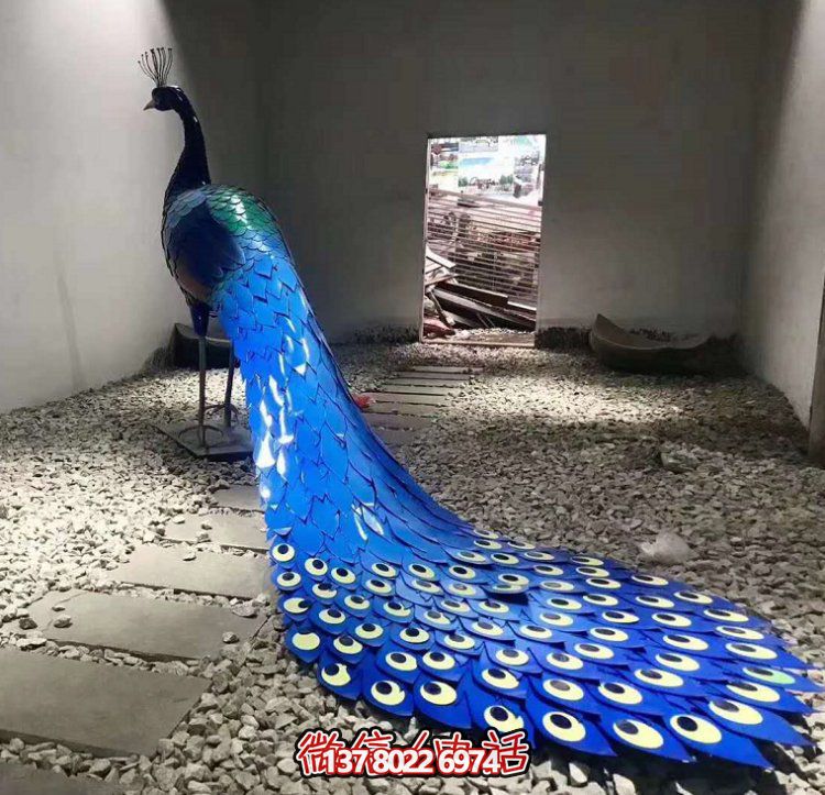 優質不銹鋼孔雀雕塑，為城市廣場添彩