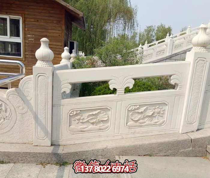 精美雕塑欄桿，提升公園景區入口環境