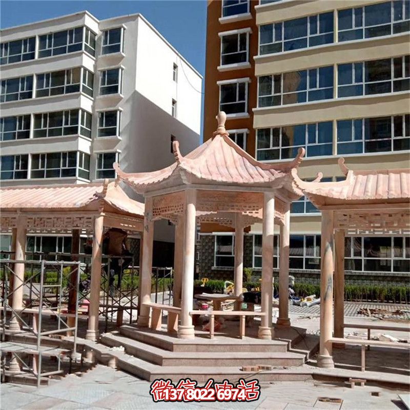 精美雕刻大理石涼亭，為小區、公園、休閑區帶來獨特視覺享受