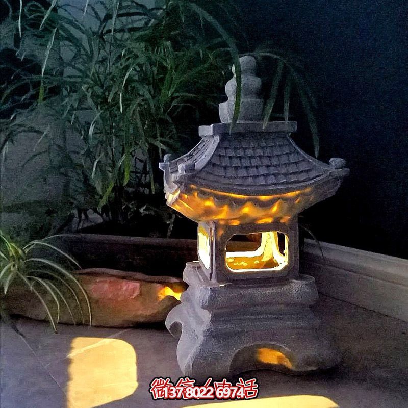 日式風(fēng)落地宮燈，創(chuàng)意裝飾庭院室內(nèi)擺件