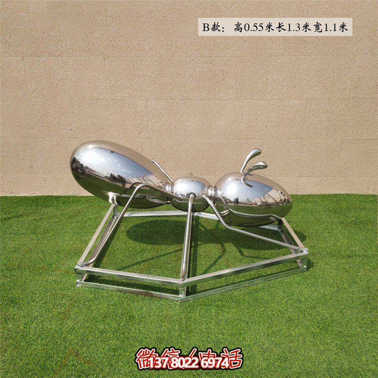 不銹鋼螞蟻雕塑，讓你的小區(qū)、公園、草坪更具特色