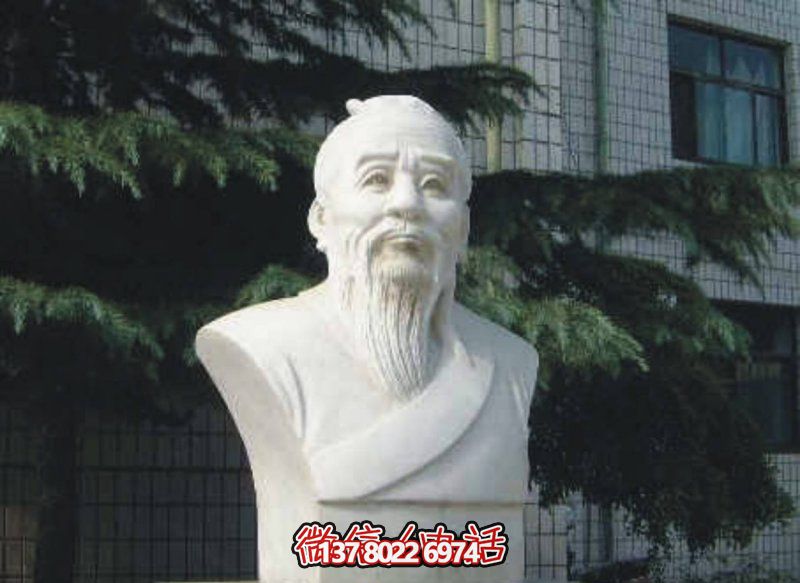 大理石扁鵲頭像石雕醫(yī)學(xué)院扁鵲雕塑 大理石扁鵲頭像石雕醫(yī)學(xué)院扁鵲雕塑