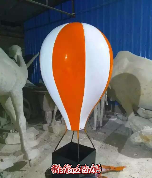 商場(chǎng)公園彩繪玻璃鋼創(chuàng)意仿真熱氣球雕塑 商場(chǎng)公園彩繪玻璃鋼創(chuàng)意仿真熱氣球雕塑